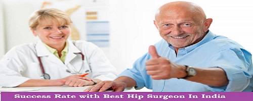 What is the success rate for hip replacements?